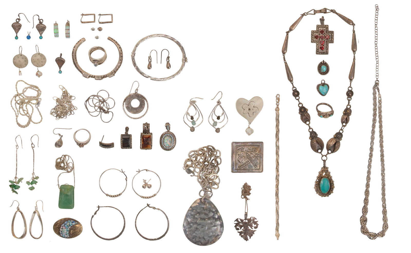 Sterling Silver and Costume Jewelry Assortment (1 of 2)
