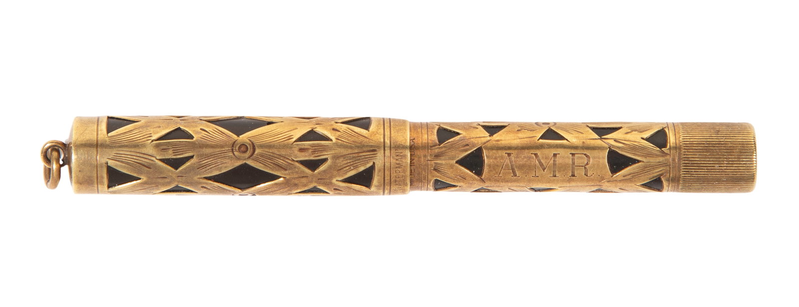 Waterman's 14k Yellow Gold Filigree 552 1/2 V Fountain Pen (1 of 4)