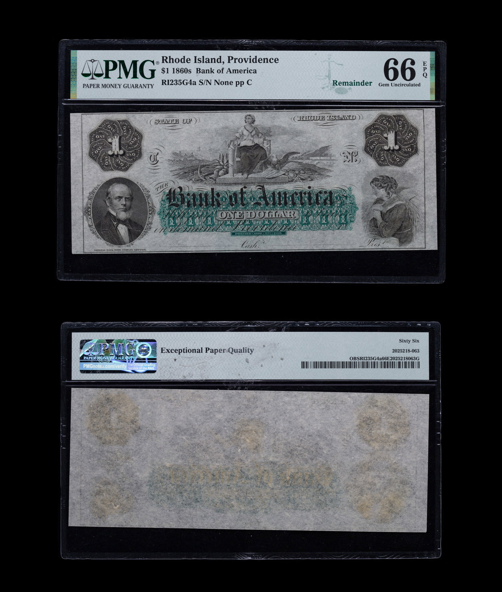 US Graded Obsolete Currency Assortment - 5