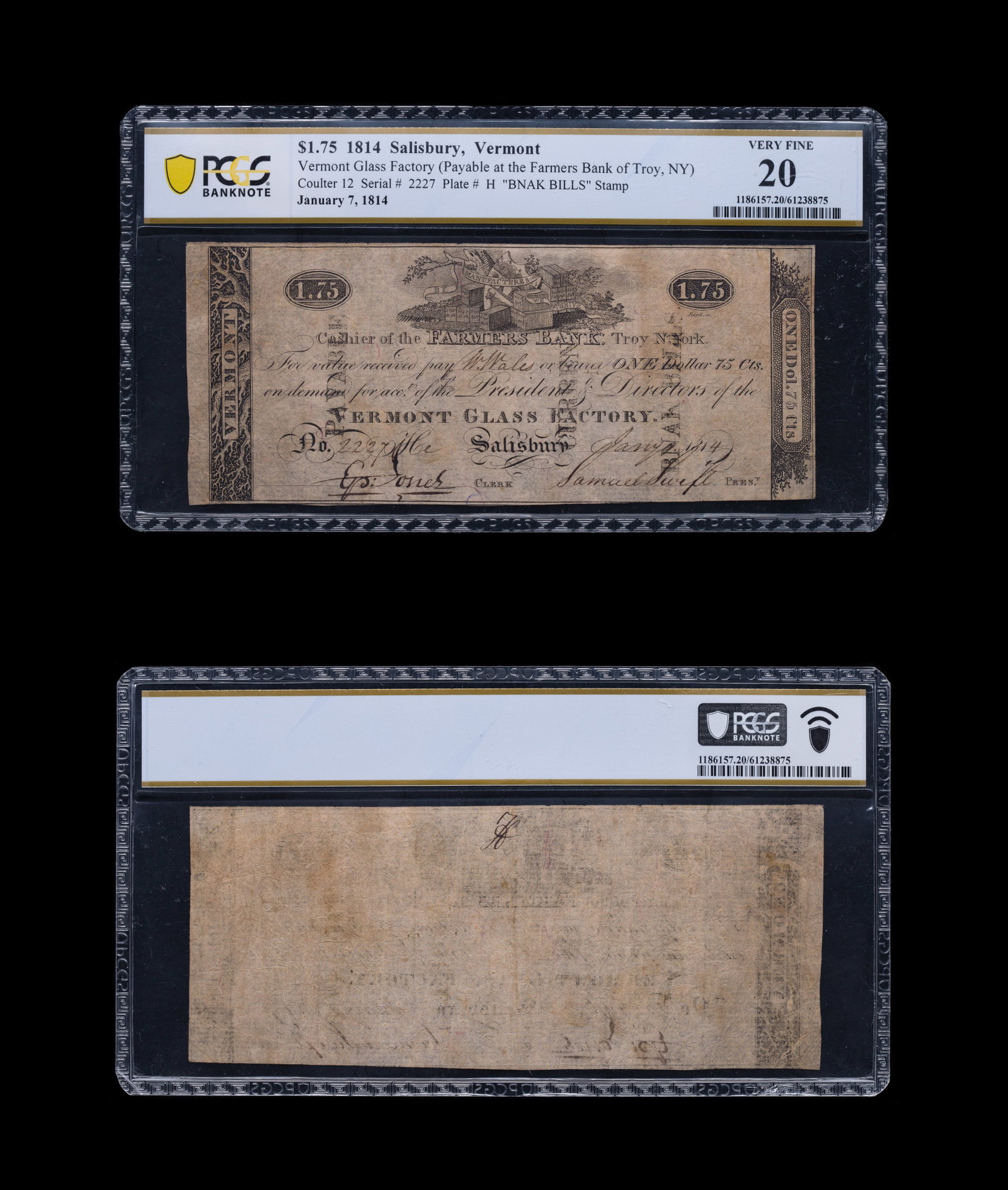 US Graded Obsolete Currency Assortment - 6