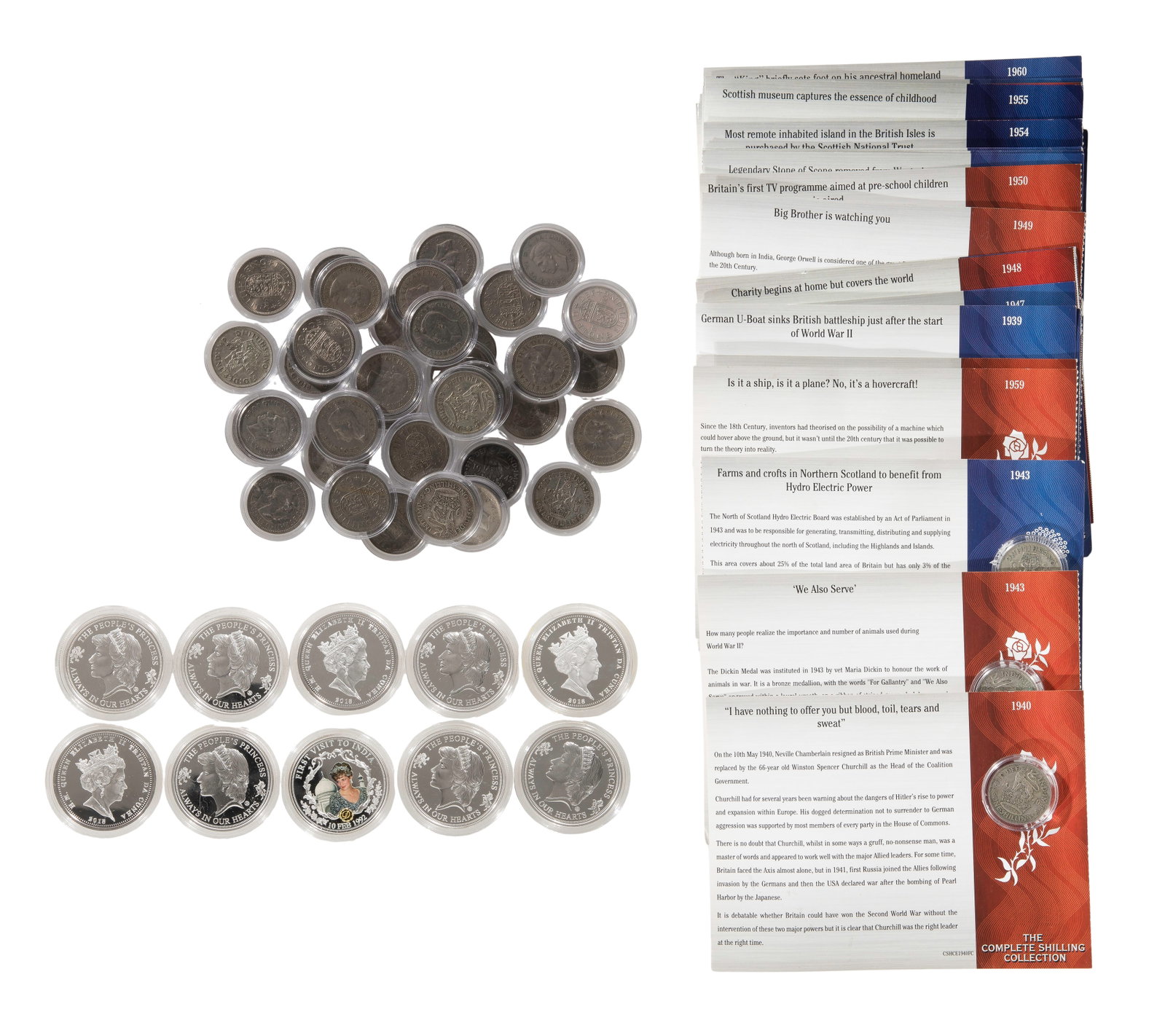 British: Shilling and Token Assortment (1 of 1)
