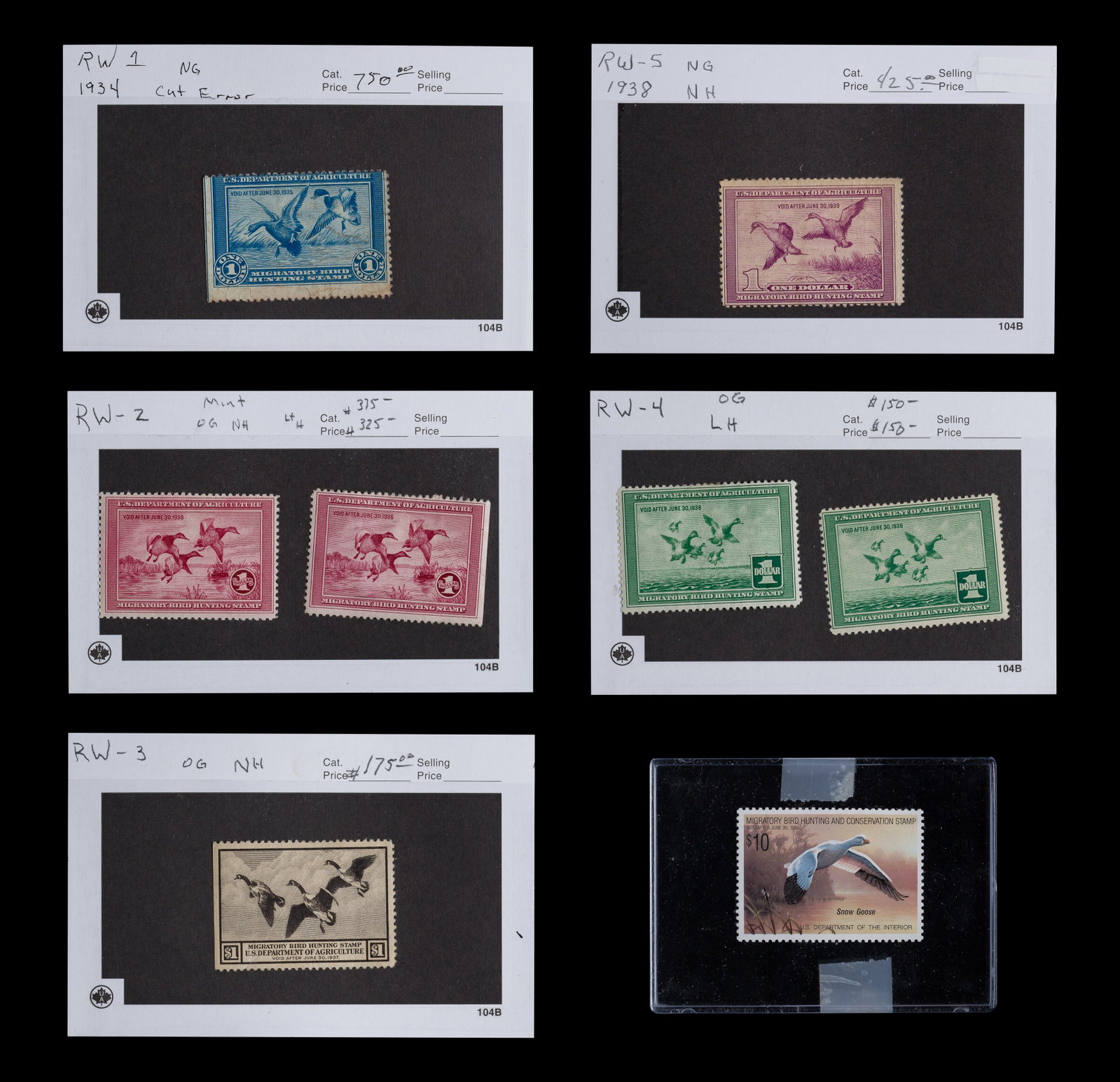 Migratory Bird Hunting Stamp Assortment (1 of 1)