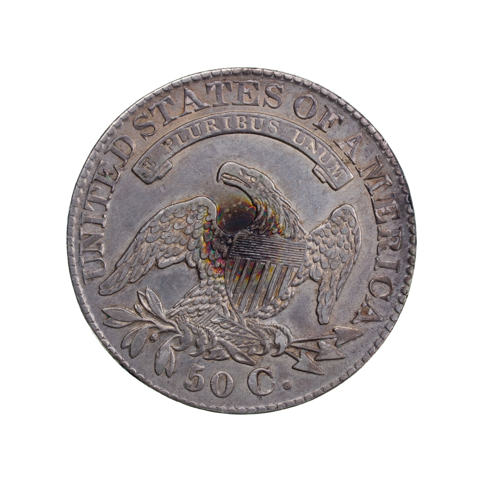 1827 Bust Half Dollar 50c AU - 2