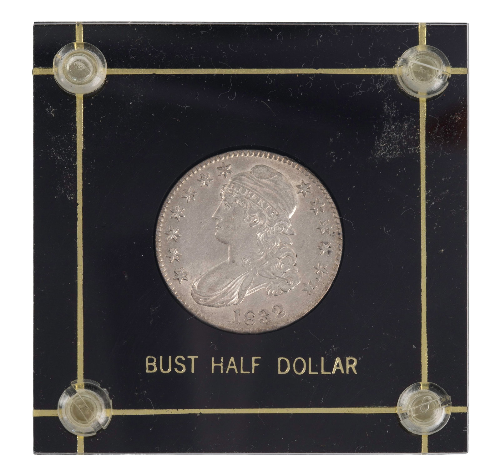 1832 Bust Half Dollar 50c Unc.: 1832 Bust Half Dollar 50c Unc. Property from: a Private Collector, Chicago (Rogers Park), Illinois Category: Half Dollars > Capped Bust Half Dollars Estimated Sale Time: 10:17 am CST Shipping Status: