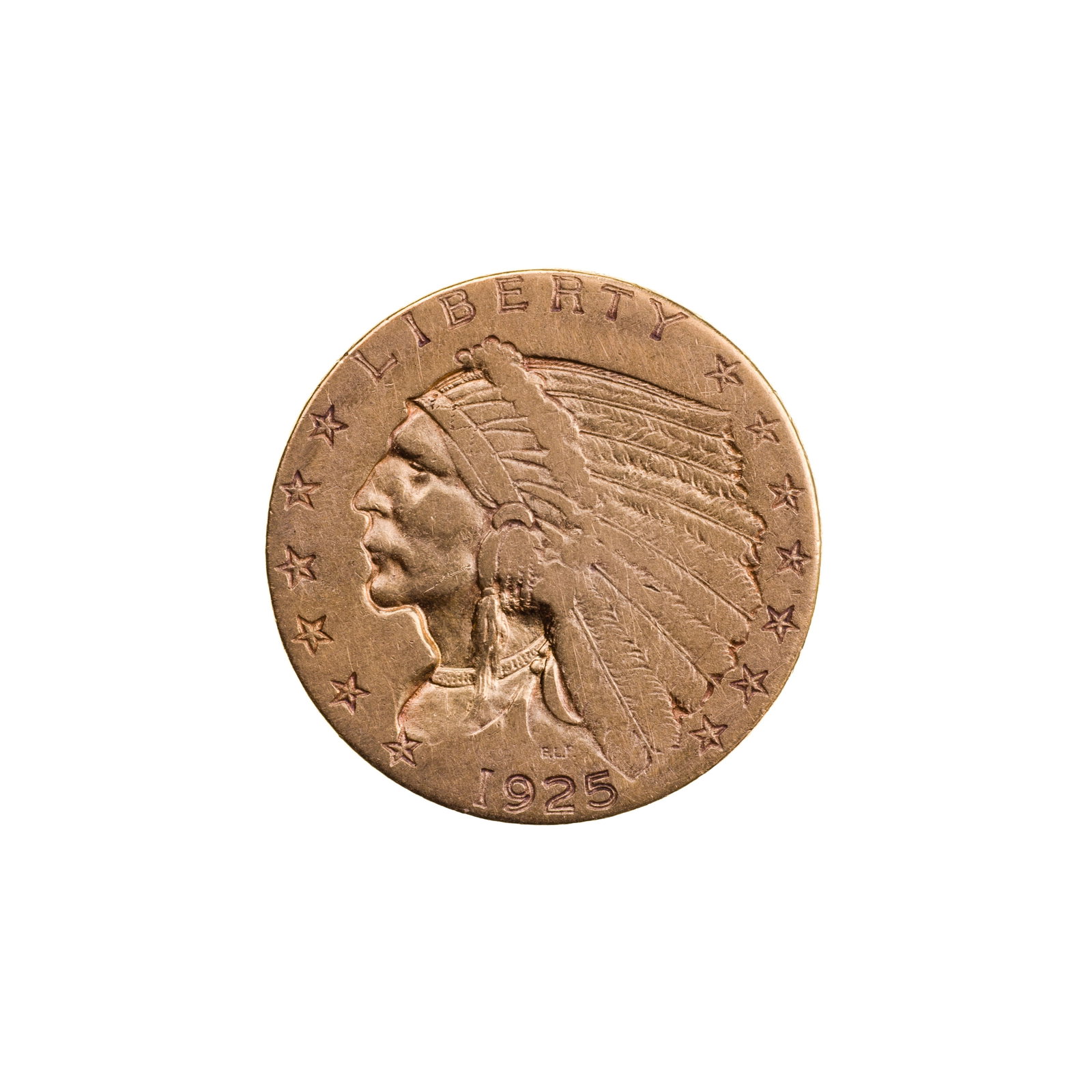 1925 $2 1/2 Gold F (1 of 2)