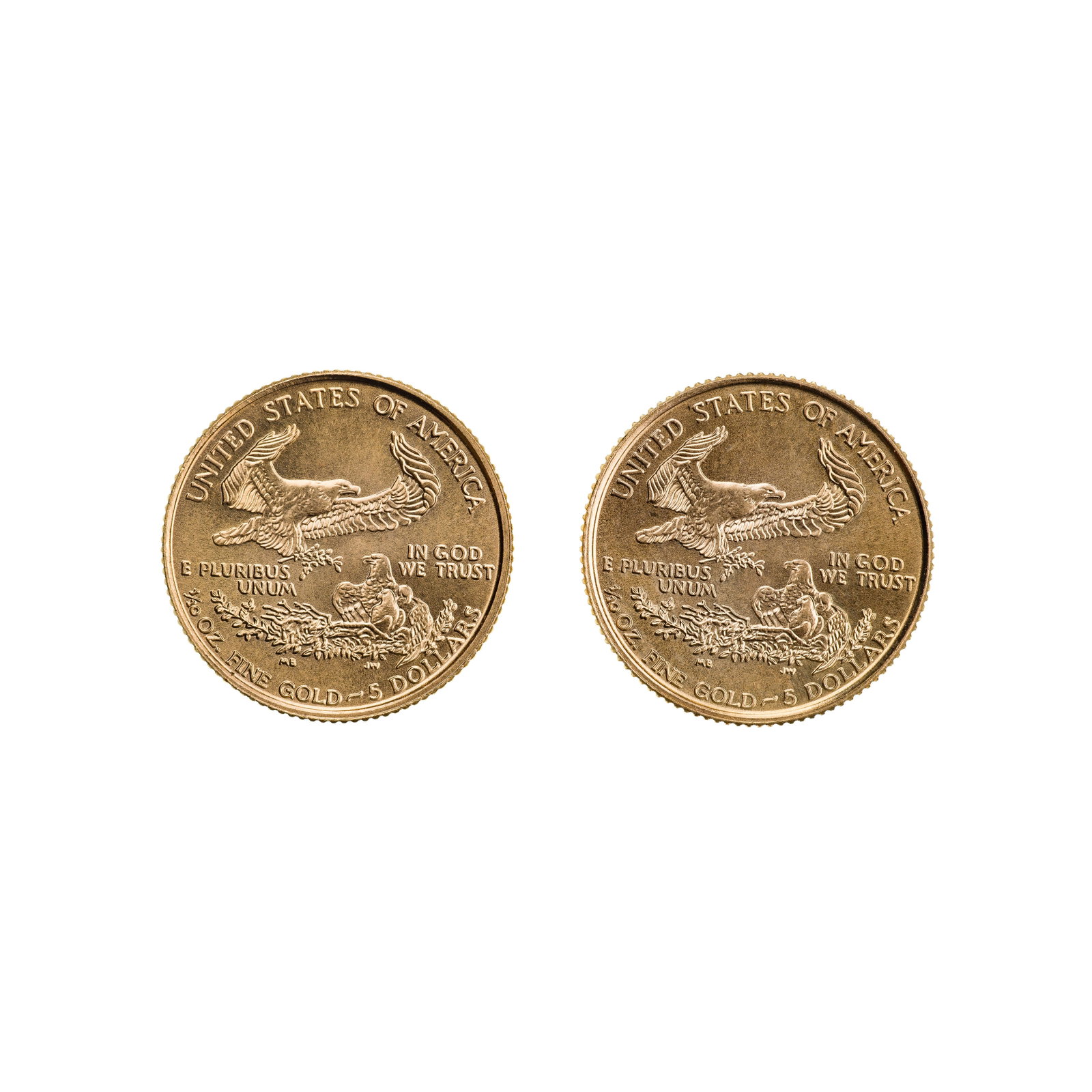 1998 $5 Gold Eagles Unc. - 2