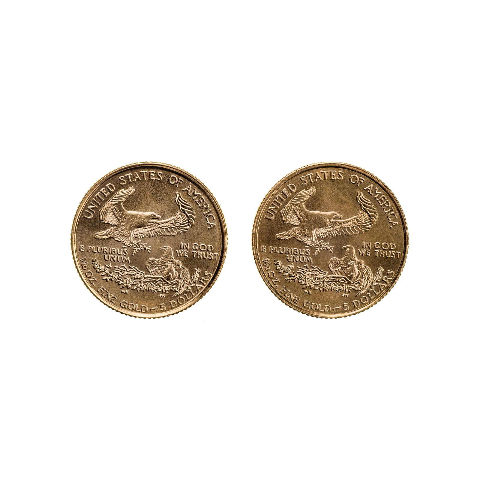 1999 $5 Gold Eagles Unc. - 2