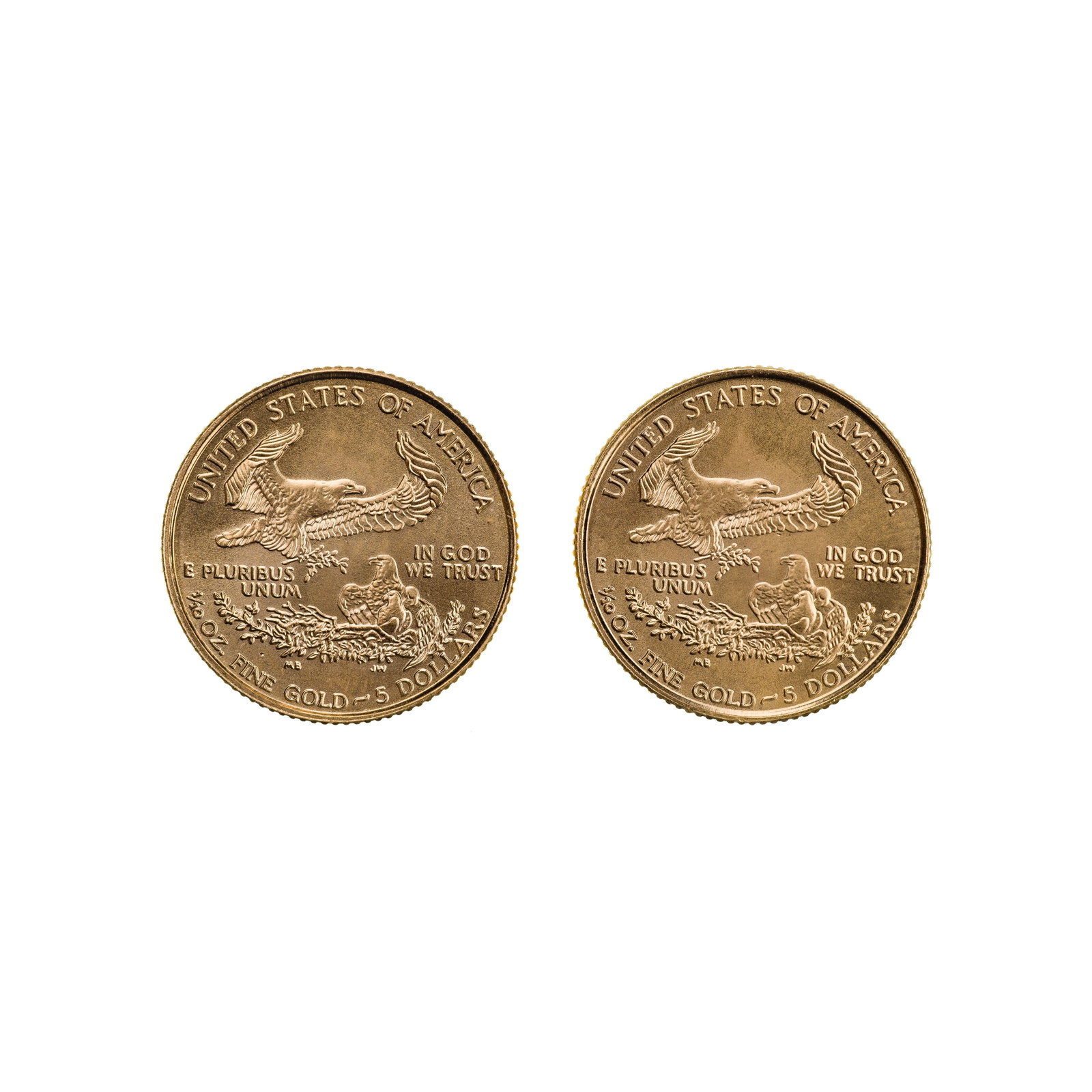 1999 $5 Gold Eagles Unc. - 2