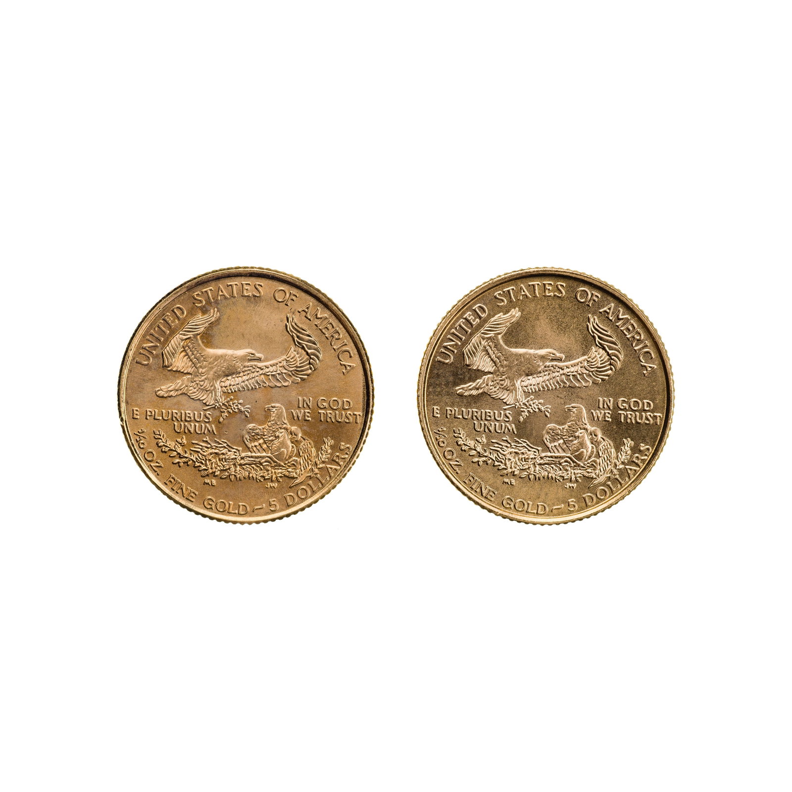 1999 $5 Gold Eagles Unc. - 2