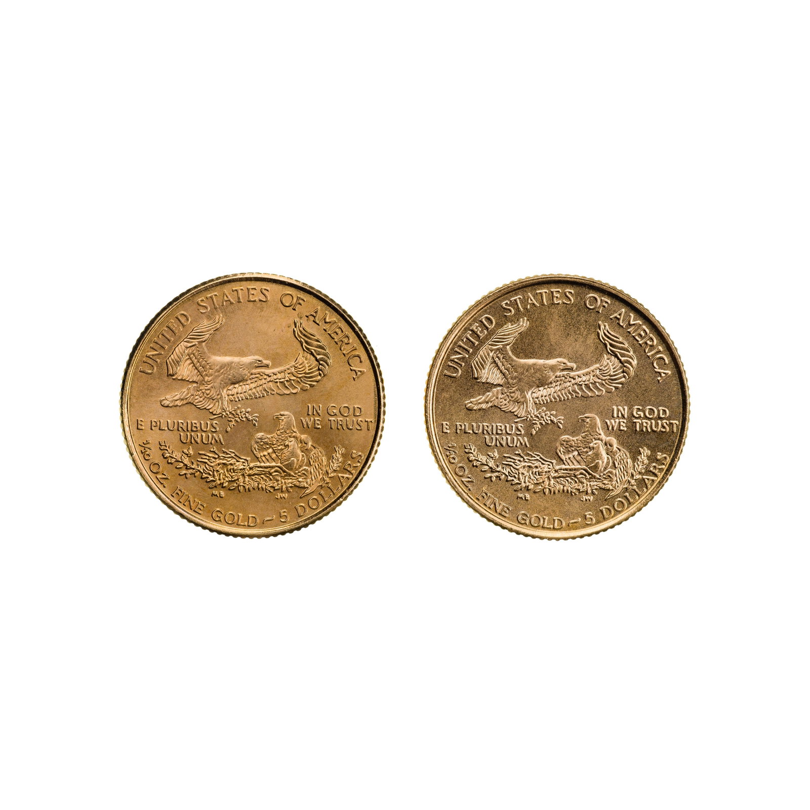 1999 $5 Gold Eagles Unc. - 2