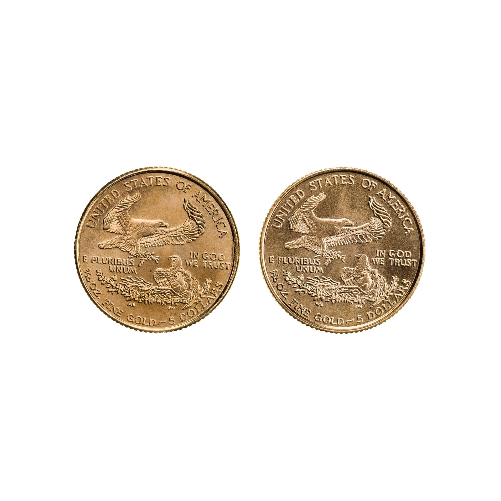 1999 $5 Gold Eagles Unc. - 2
