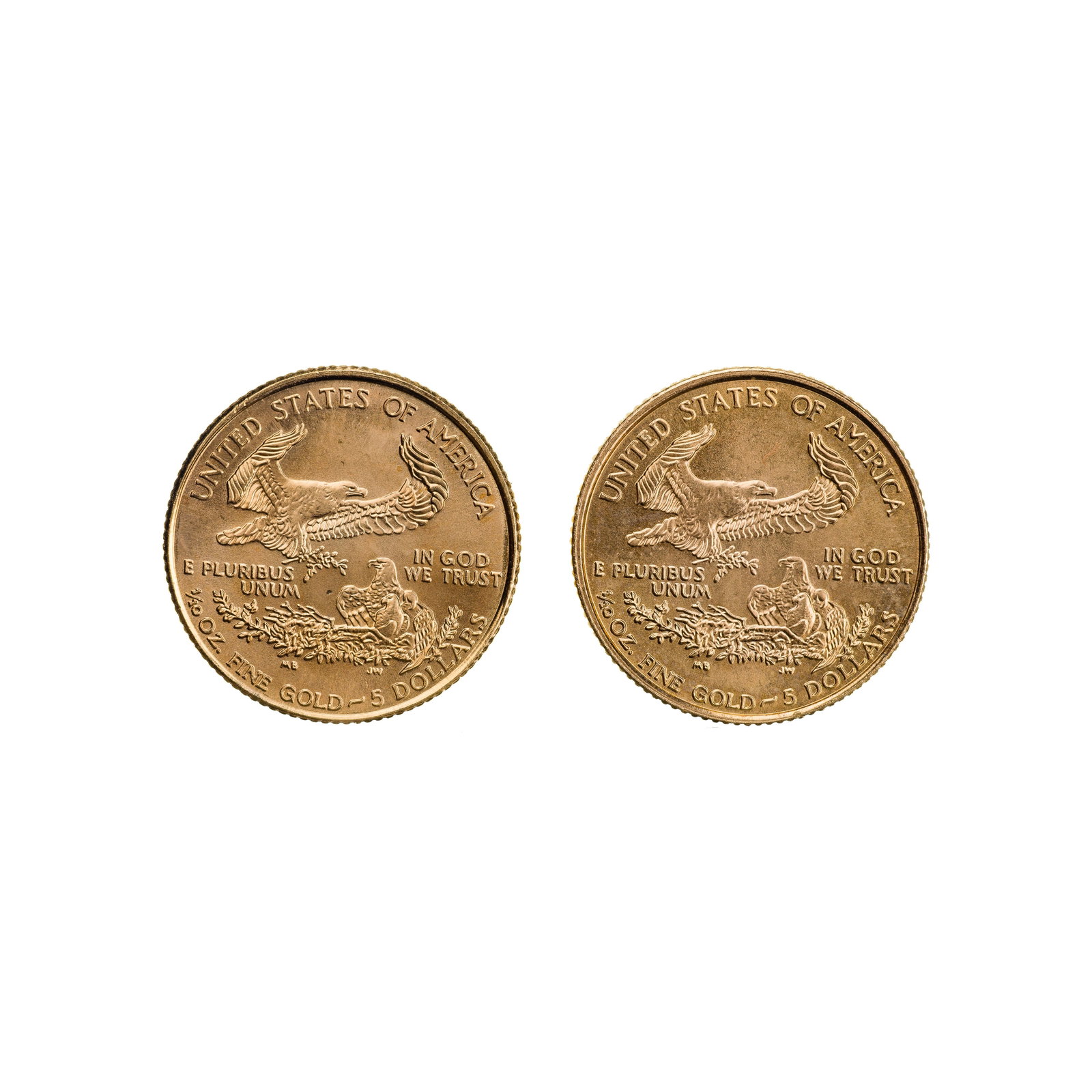 1999 $5 Gold Eagles Unc. - 2