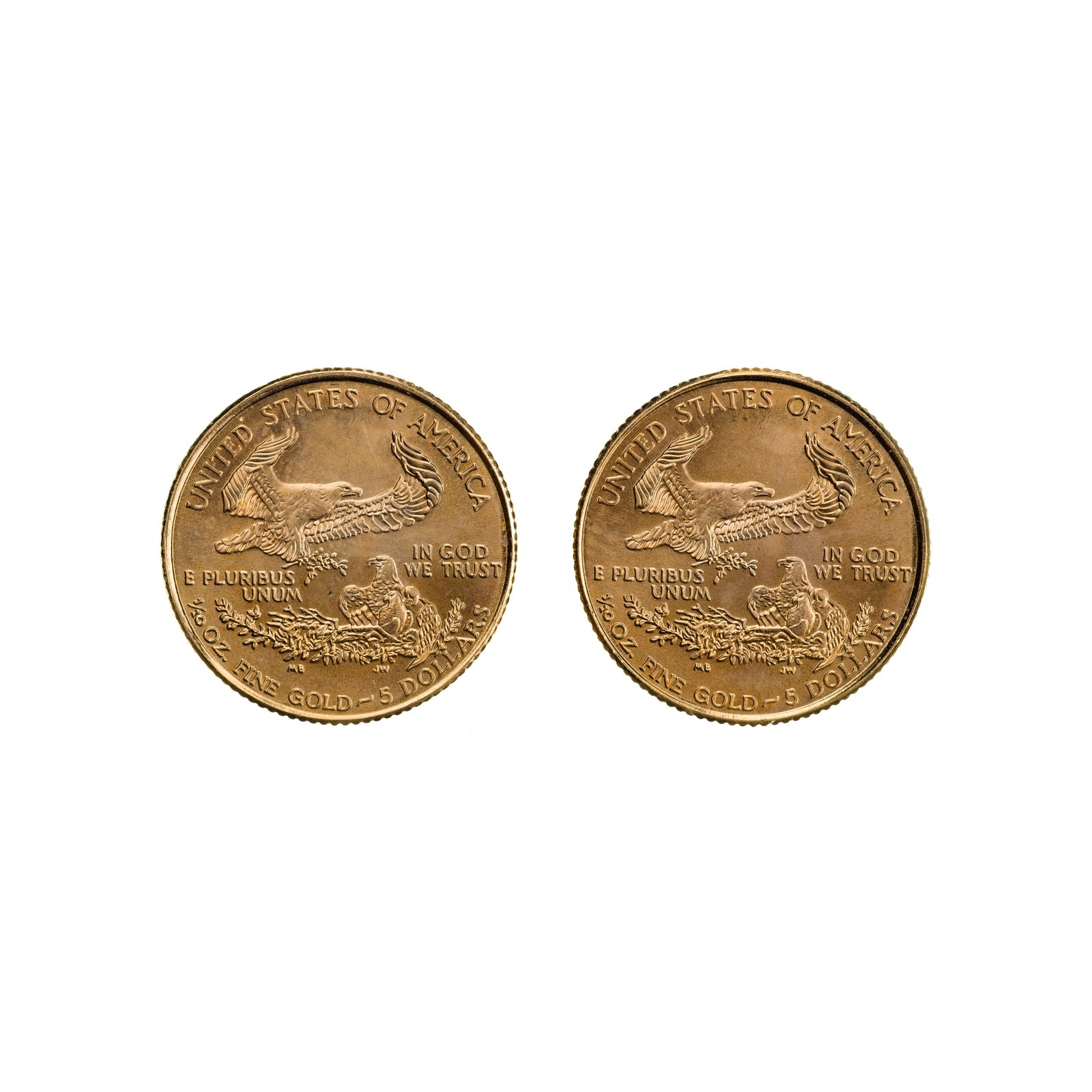 1999 $5 Gold Eagles Unc. - 2