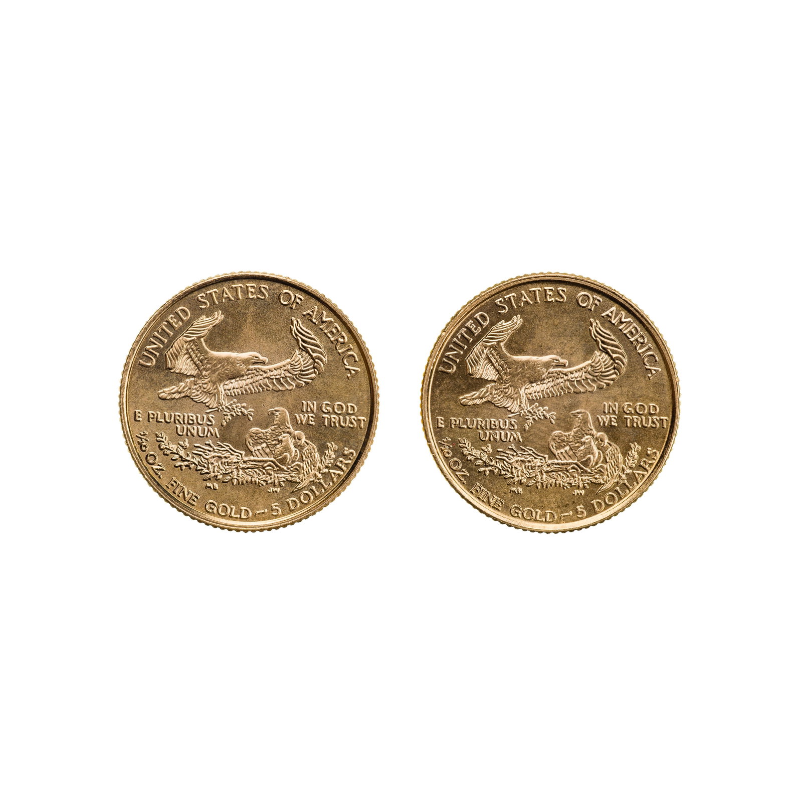 1999 $5 Gold Eagles Unc. - 2