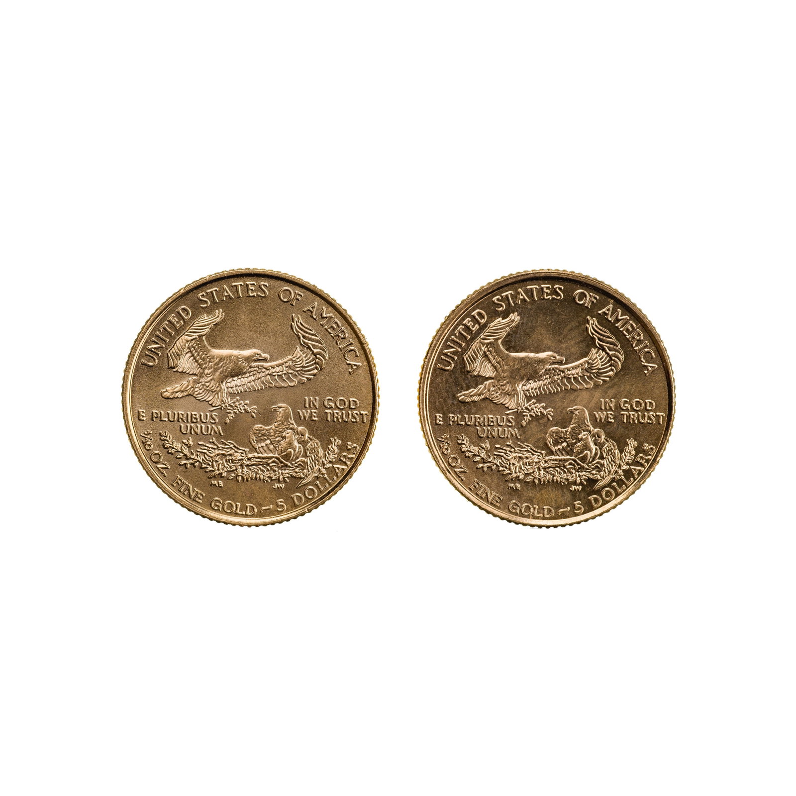 1999 $5 Gold Eagles Unc. - 2