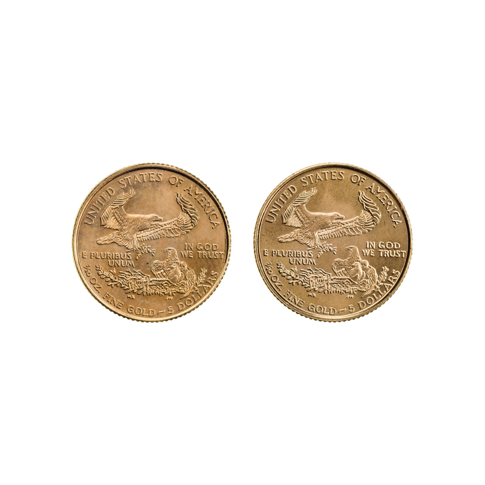 1999 $5 Gold Eagles Unc. - 2