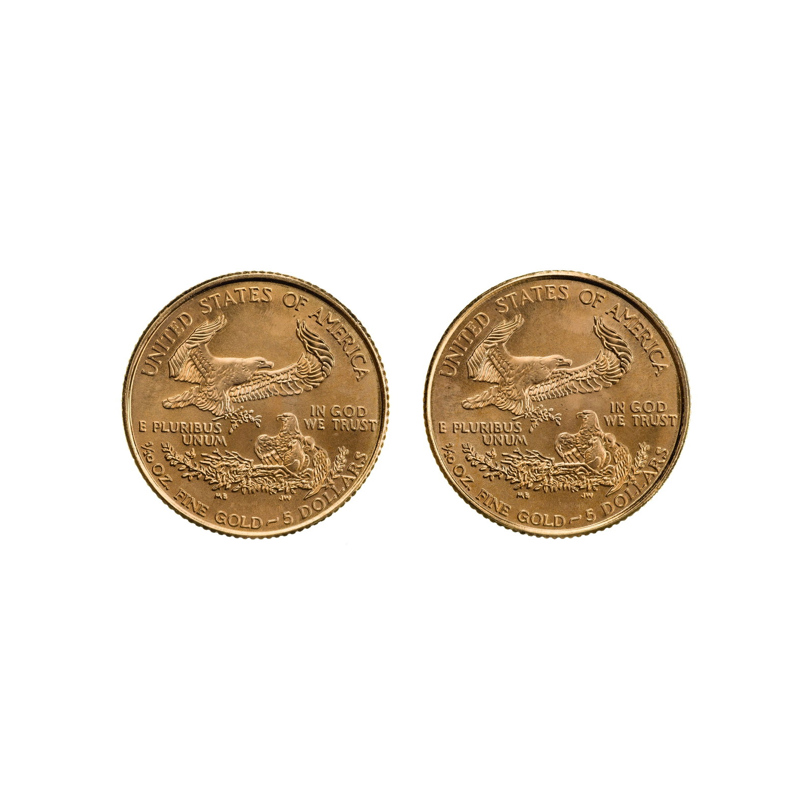 1999 $5 Gold Eagles Unc. - 2