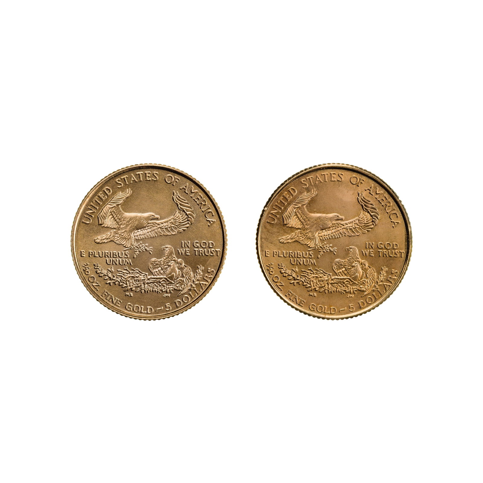 1999 $5 Gold Eagles Unc. - 2