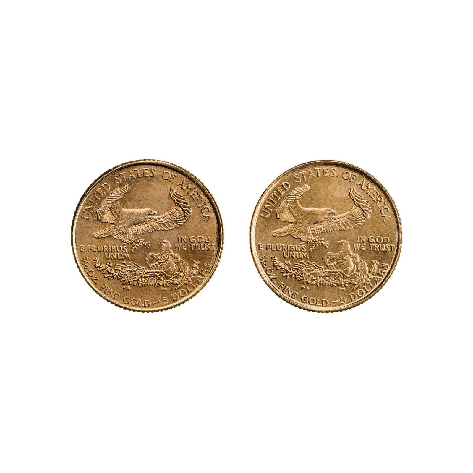 1999 $5 Gold Eagles Unc. - 2