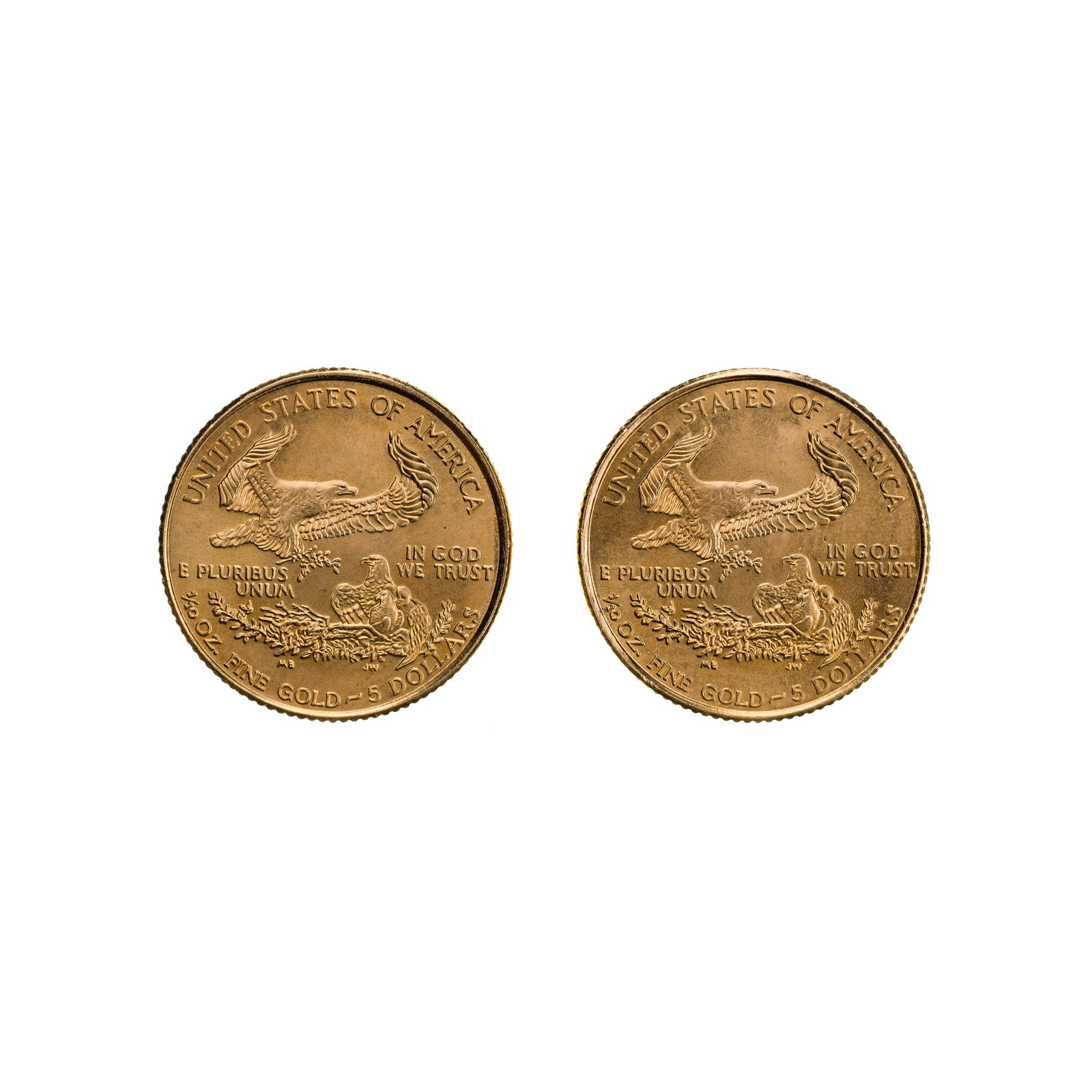1999 $5 Gold Eagles Unc. - 2