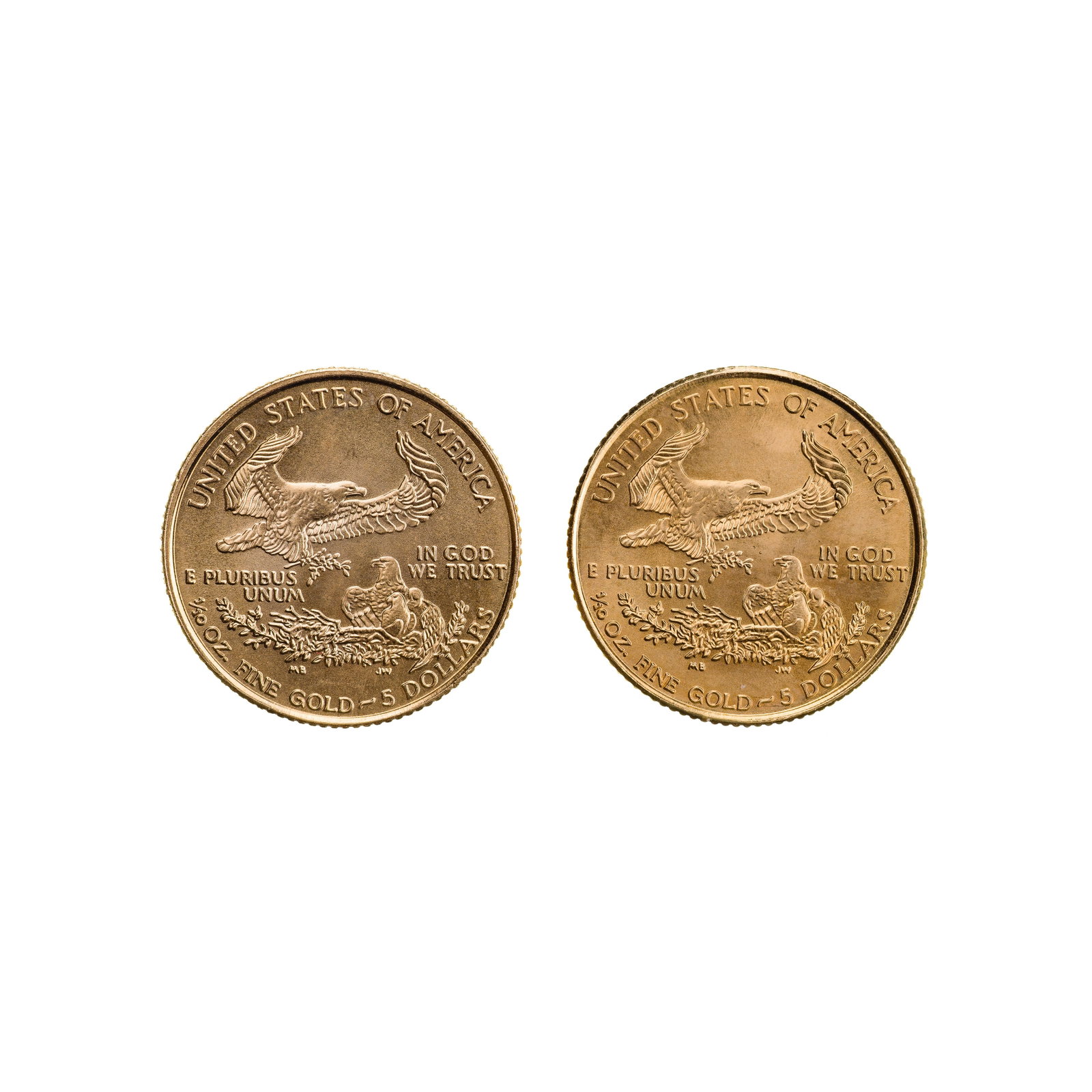1999 $5 Gold Eagles Unc. - 2