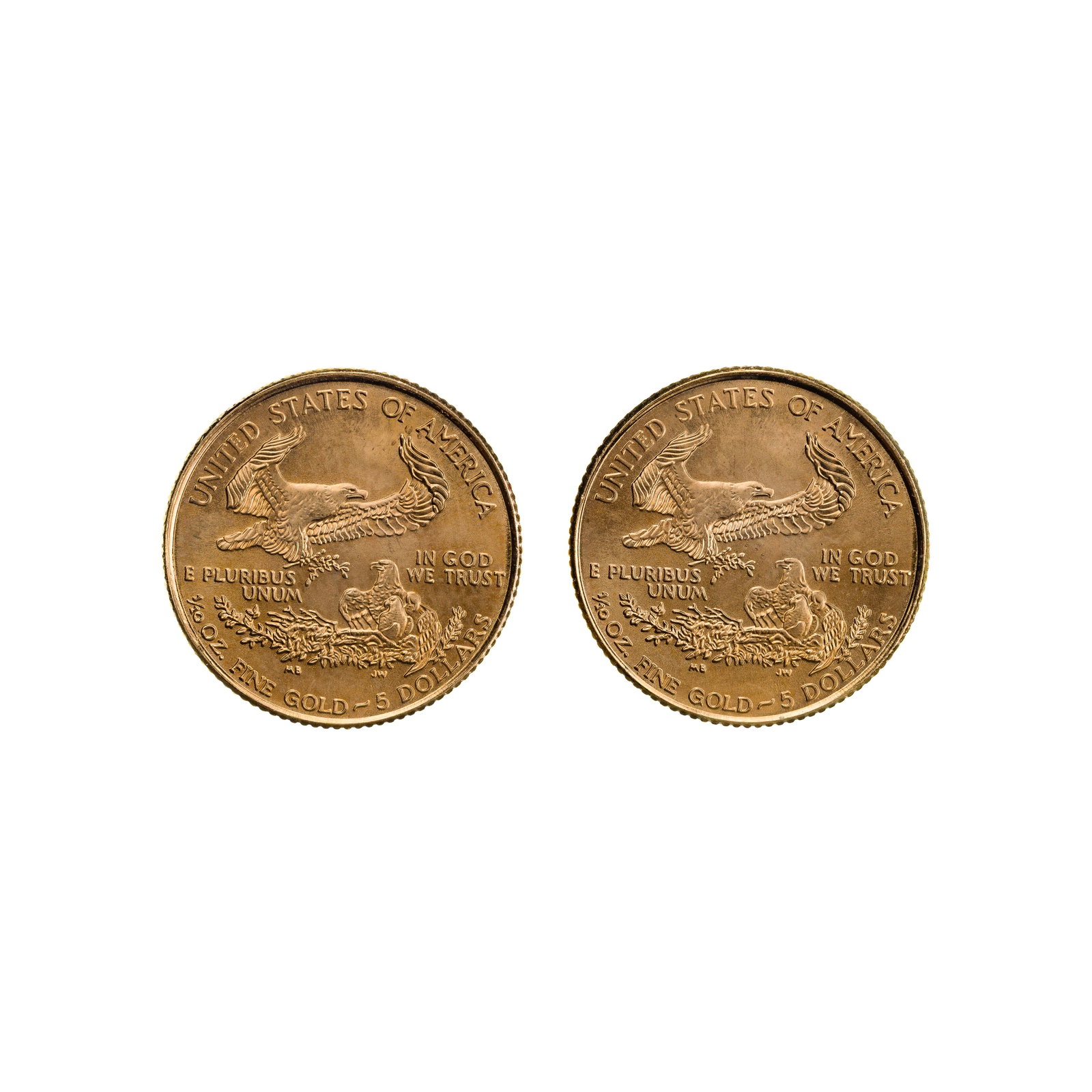 1999 $5 Gold Eagles Unc. - 2