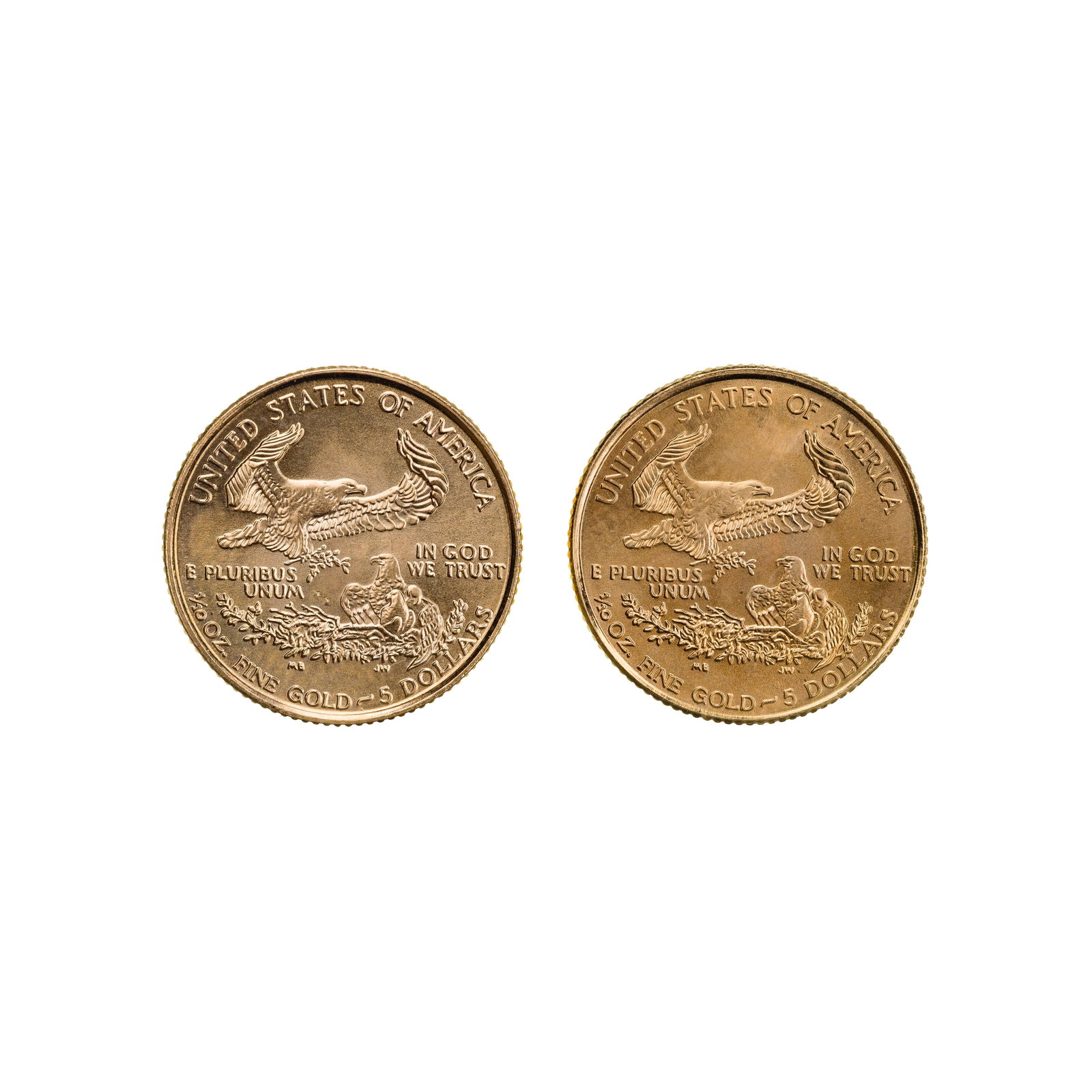 1999 $5 Gold Eagles Unc. - 2