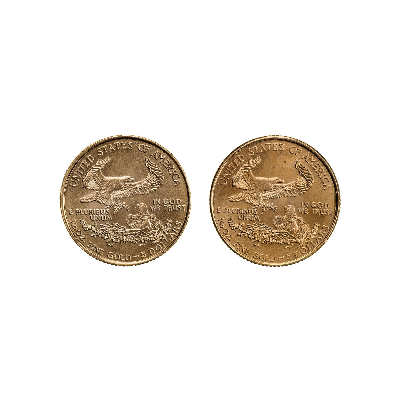 1999 $5 Gold Eagles Unc. - 2