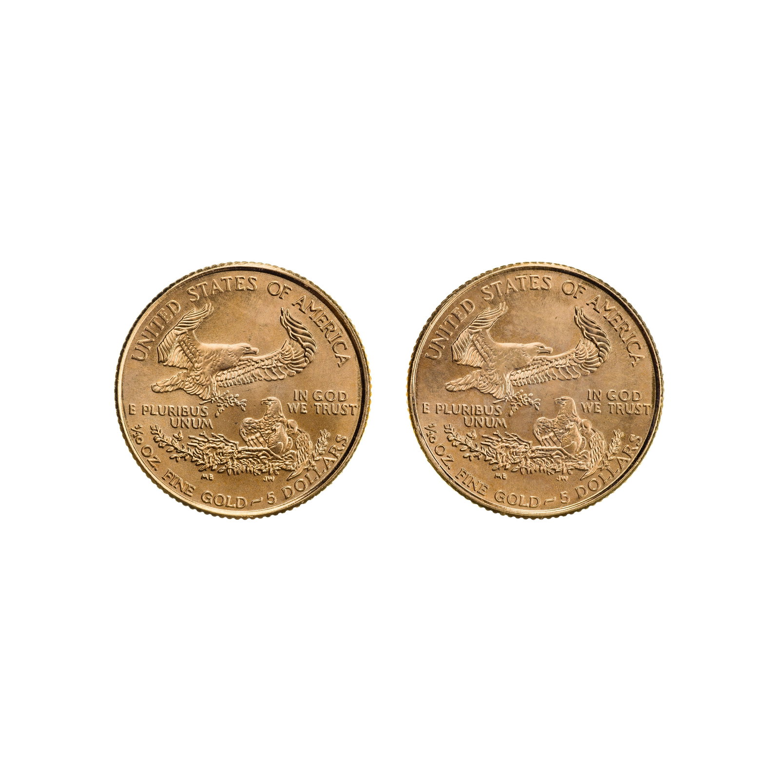 1999 $5 Gold Eagles Unc. - 2