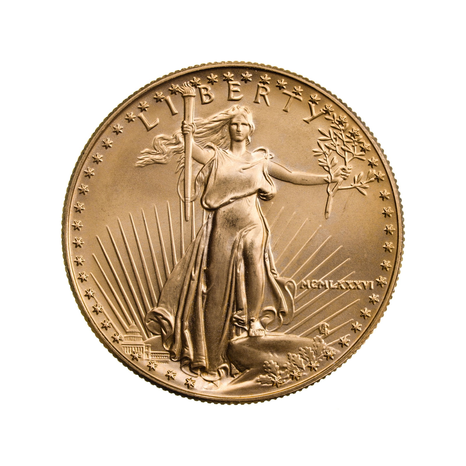 1986 $50 Gold Eagle Unc.: 1986 $50 Gold Eagle Unc. Property from: a Private Collector, Chicago (Rogers Park), Illinois Category: Bullion Coins > Gold Bullion Estimated Sale Time: 11:39 am CST Shipping Status: Shipping Quote