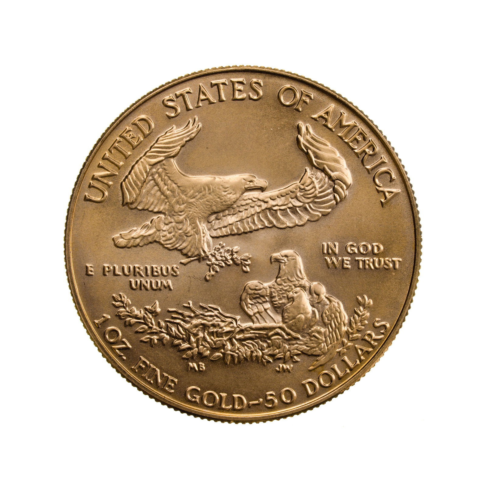 1986 $50 Gold Eagle Unc. - 2