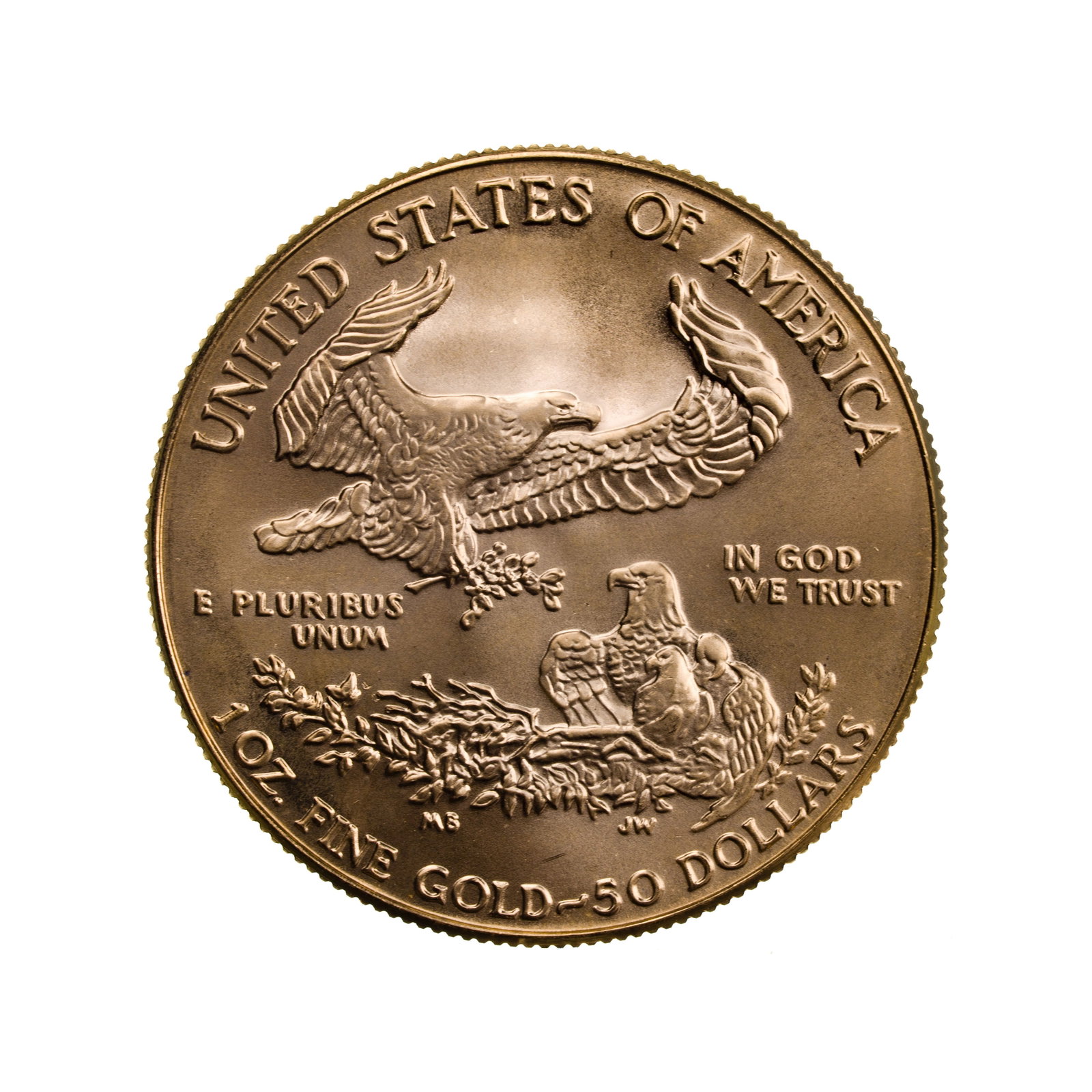 1986 $50 Gold Eagle Unc. - 2