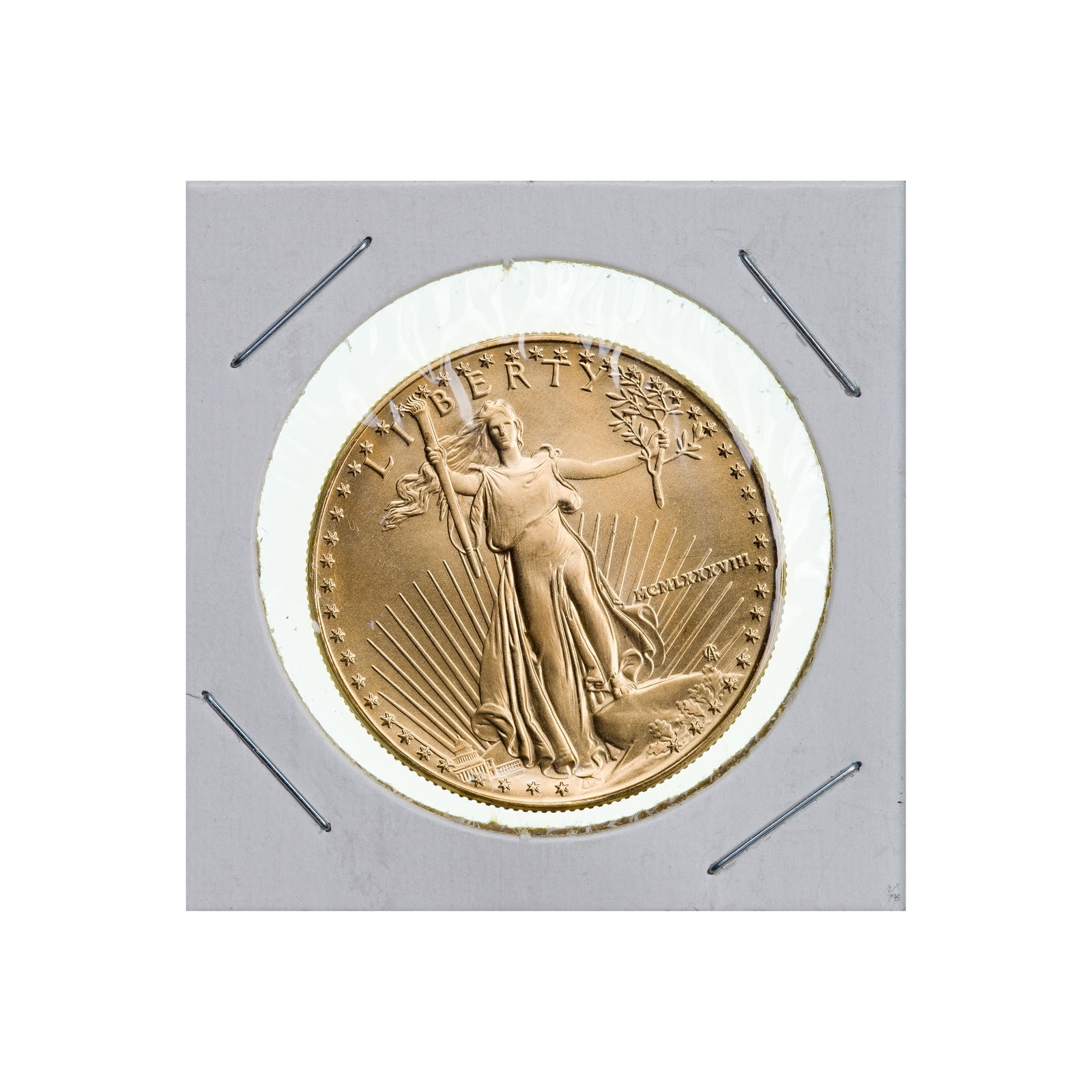 1988 $50 Gold Eagle Unc.: 1988 $50 Gold Eagle Unc. Property from: a Private Collector, Chicago (Rogers Park), Illinois Category: Bullion Coins > Gold Bullion Estimated Sale Time: 11:46 am CST Shipping Status: Shipping Quote