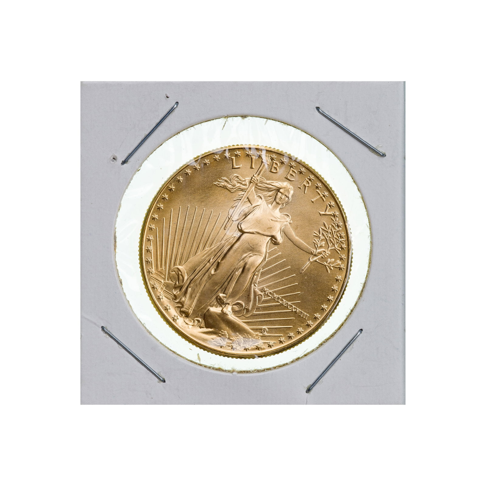 1988 $50 Gold Eagle Unc.: 1988 $50 Gold Eagle Unc. Property from: a Private Collector, Chicago (Rogers Park), Illinois Category: Bullion Coins > Gold Bullion Estimated Sale Time: 11:47 am CST Shipping Status: Shipping Quote