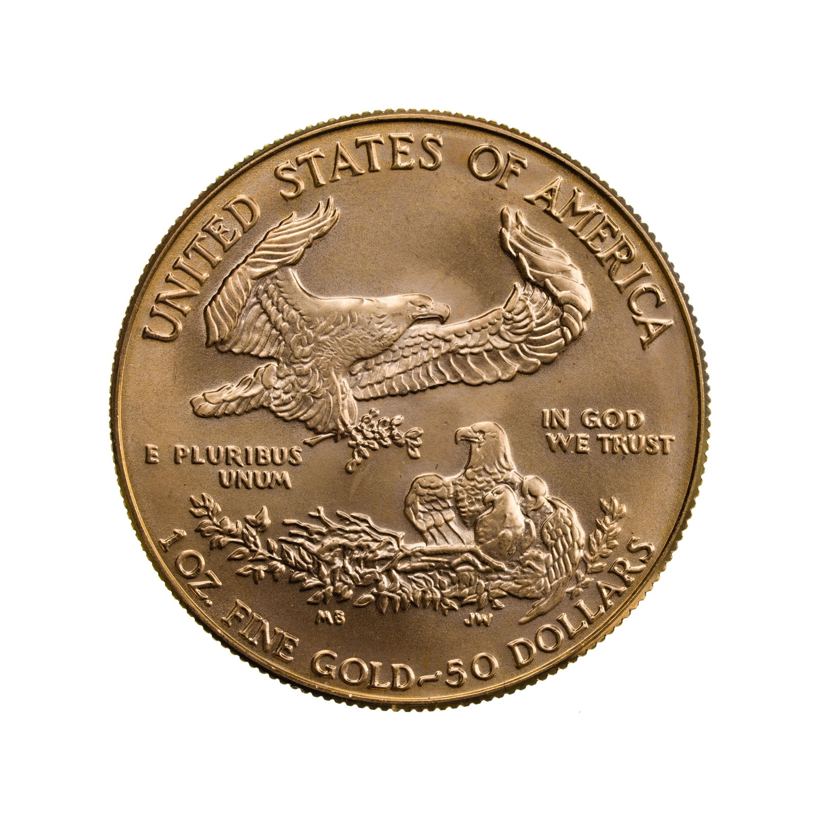 1989 $50 Gold Eagle Unc. - 2