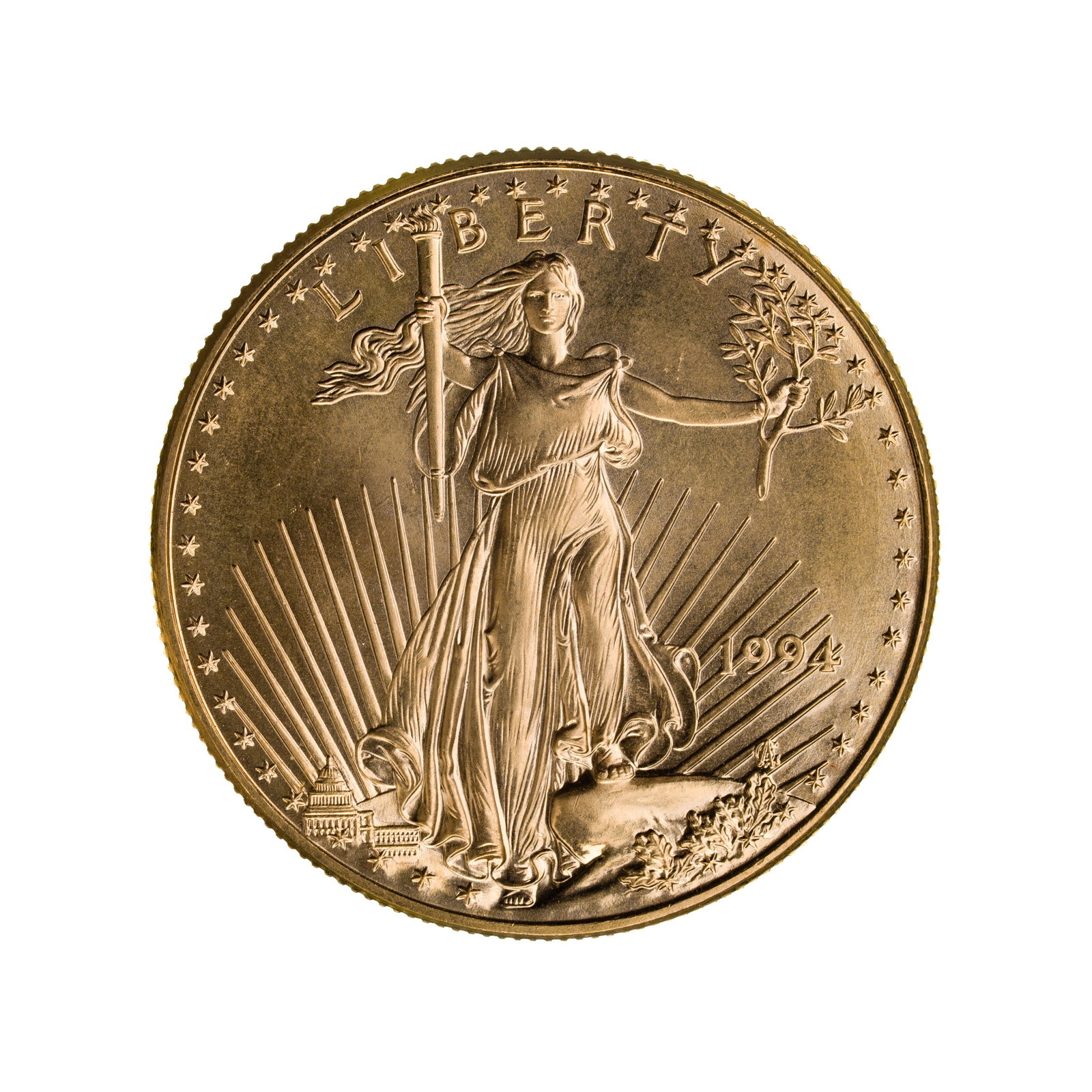 1994 $50 Gold Eagle Unc.: 1994 $50 Gold Eagle Unc. Property from: a Private Collector, Chicago (Rogers Park), Illinois Category: Bullion Coins > Gold Bullion Estimated Sale Time: 11:52 am CST Shipping Status: Shipping Quote