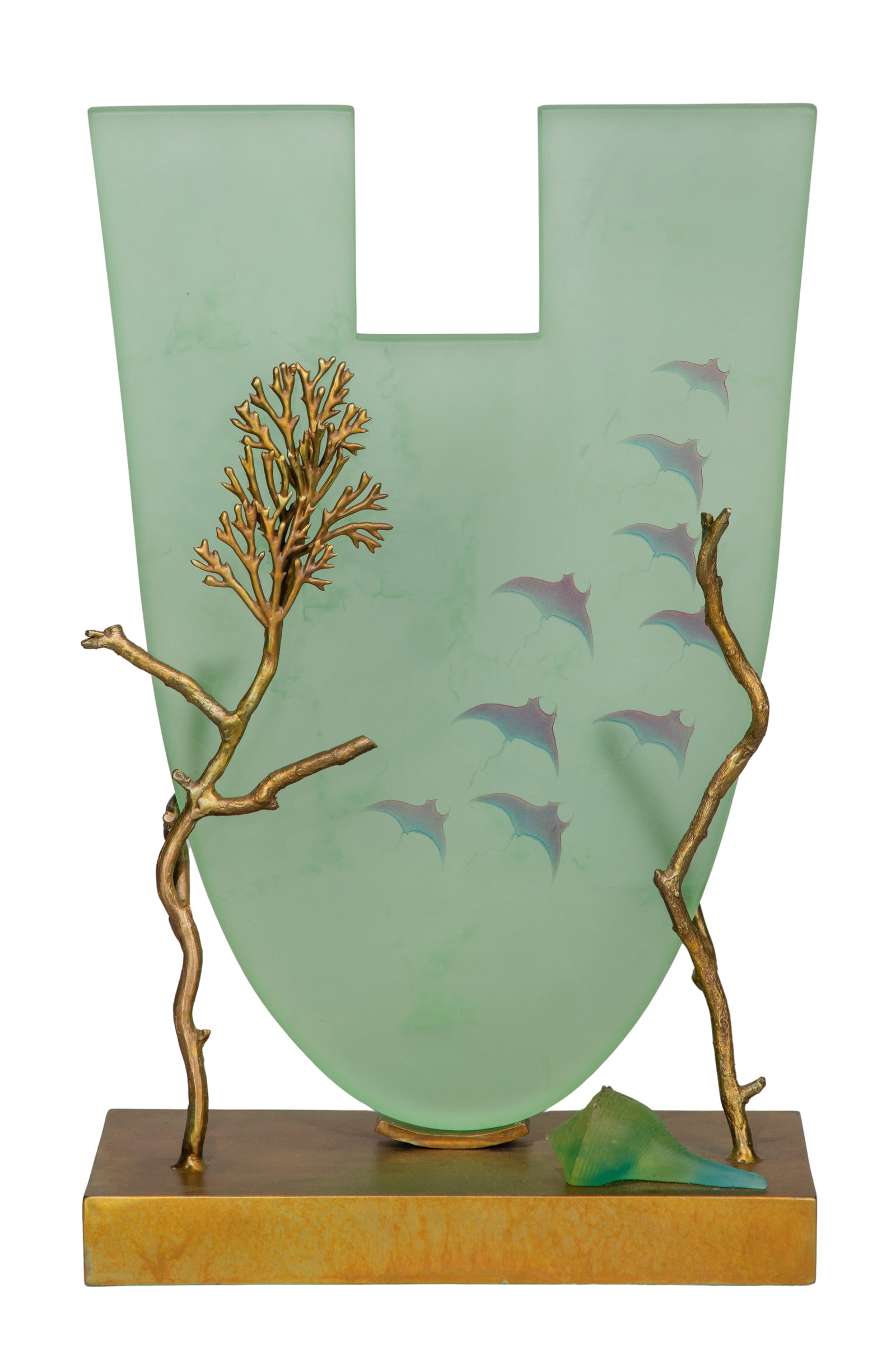 Pozycinski Studio Glass and Metal Sculpture (1 of 2)