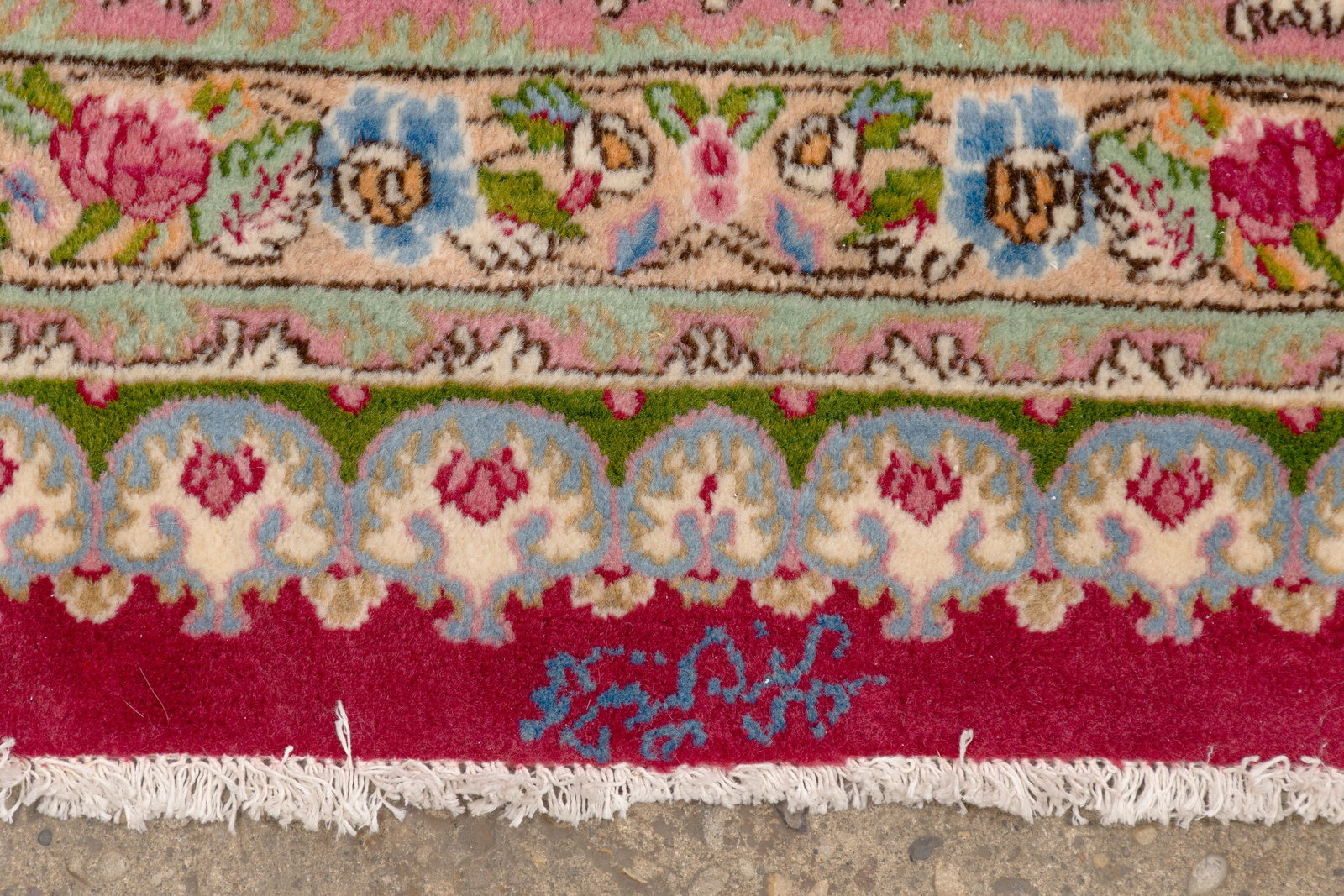 Kerman Style Wool Rug - 2