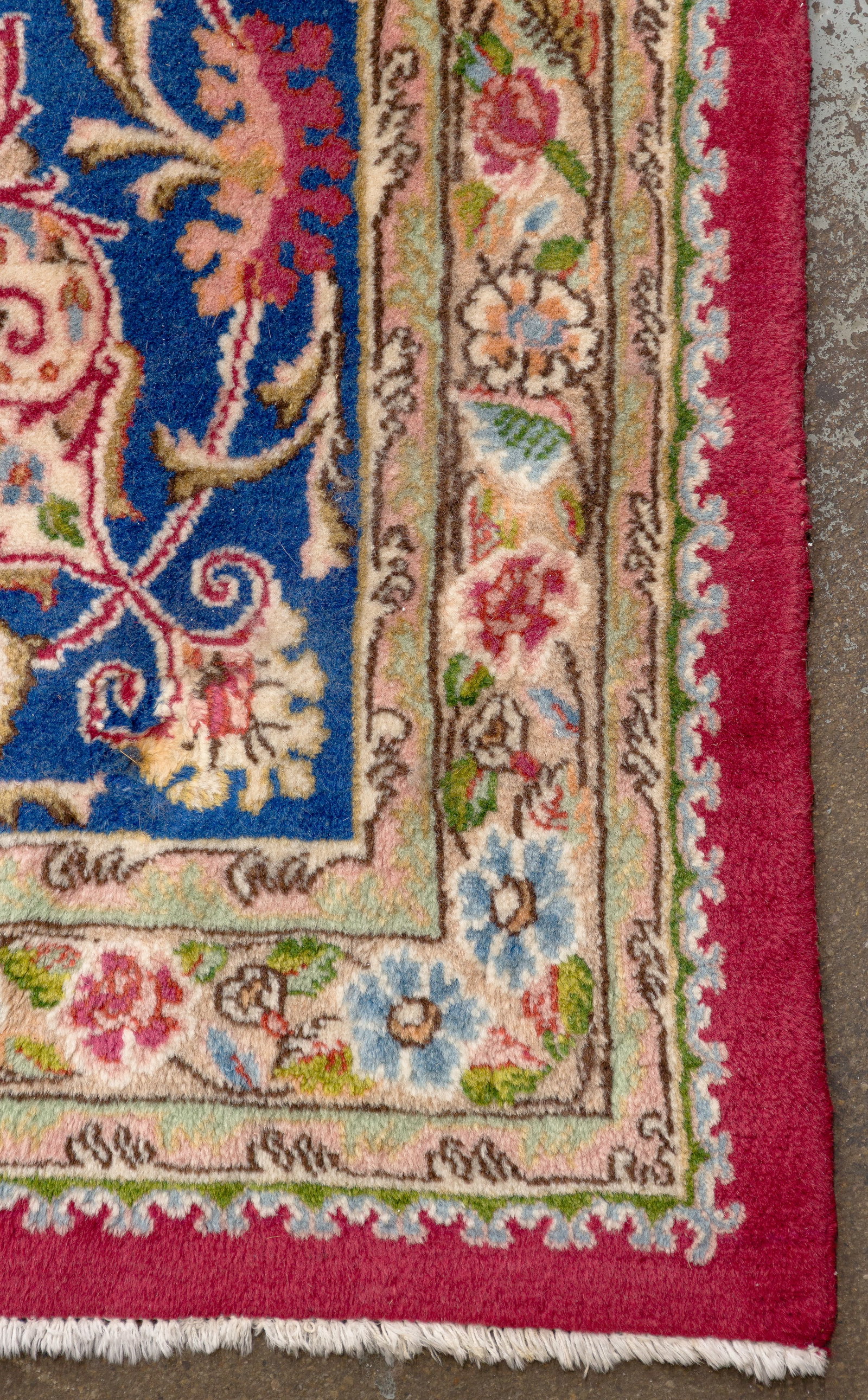 Kerman Style Wool Rug - 5