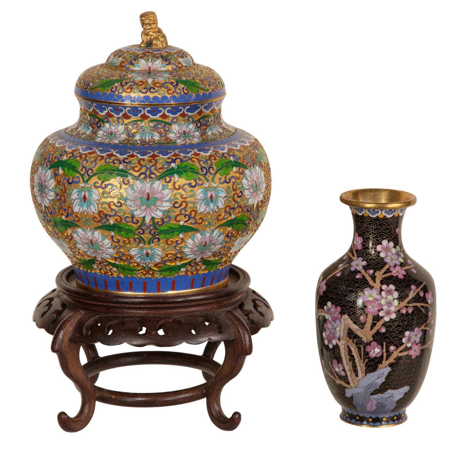 Chinese Cloisonne Vessels (1 of 4)