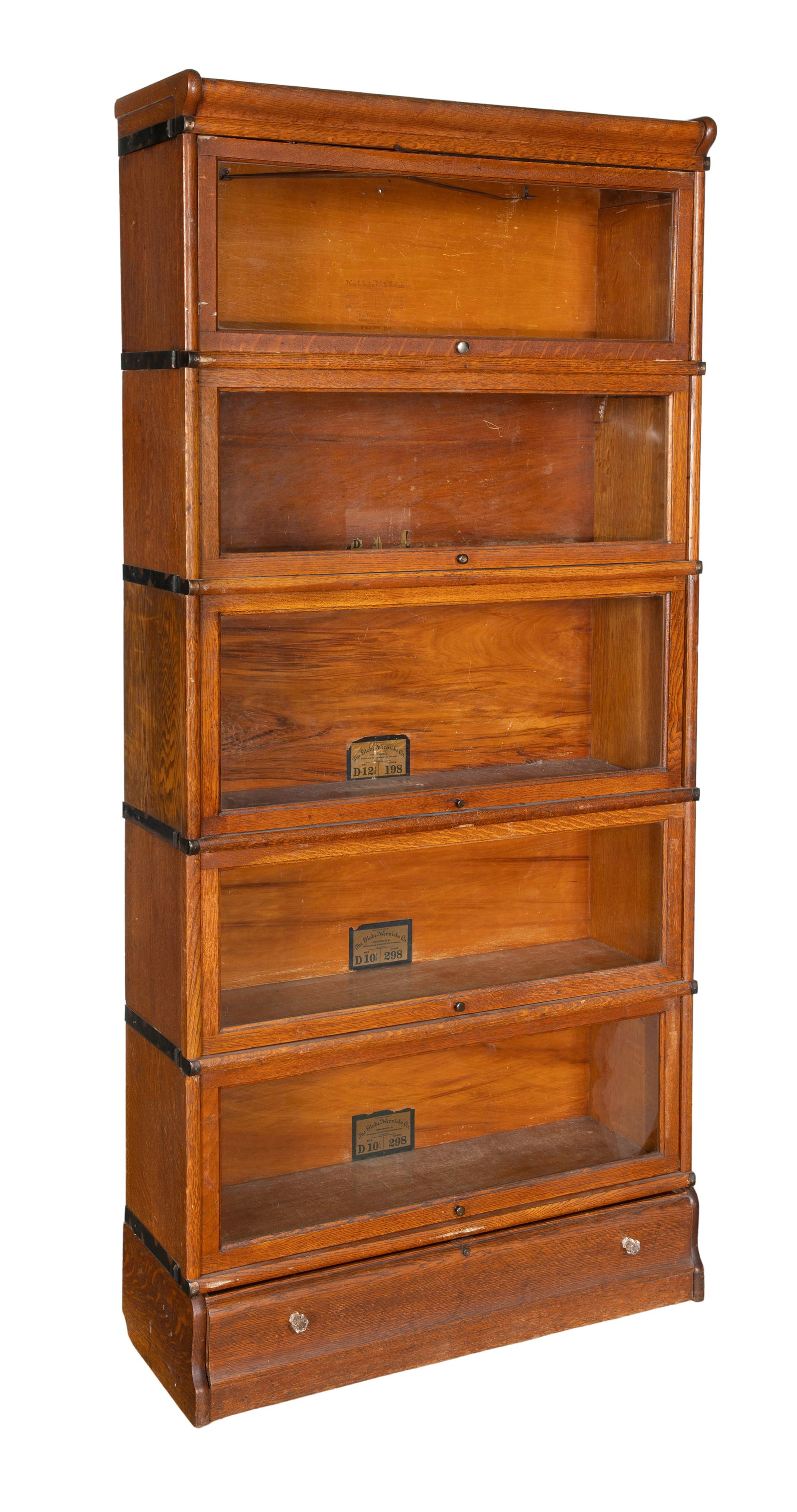 Globe-Wernicke Oak Barrister Bookcase (1 of 2)