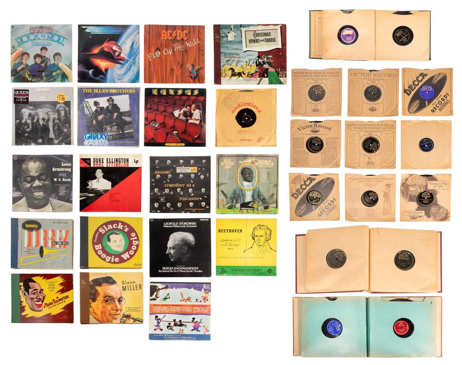 Record Album Assortment: Record Album Assortment Approximately (300) stereo and hi-fidelity albums from various artists in genres of rock, classical and pop, all in jackets Property from: an Estate, Glen Ellyn, Illinois
