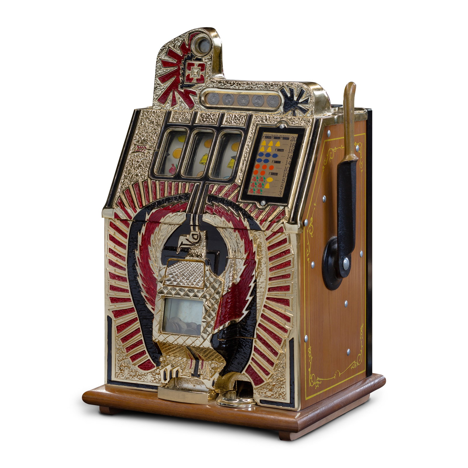Mills Novelty Co. War Eagle Slot Machine (1 of 4)