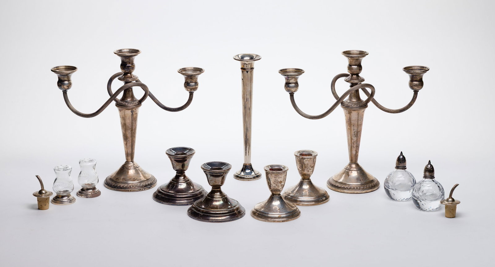 Sterling, Coin and European Silver Object Assortment (1 of 2)