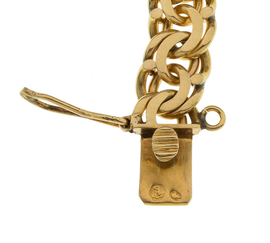 Mixed Gold Charm Bracelet - 3