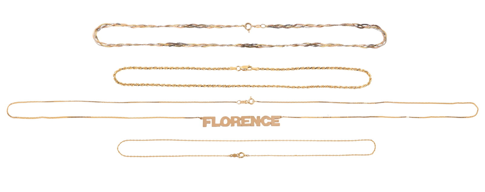 14k Gold Necklace Assortment (1 of 1)