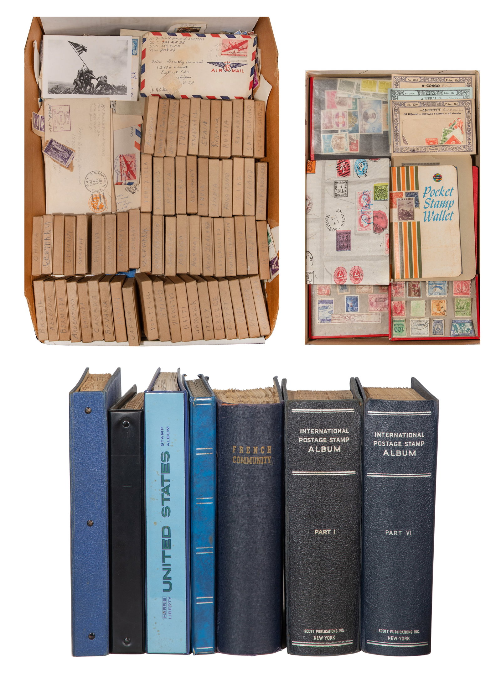 World Postage Stamp Album Assortment (1 of 13)