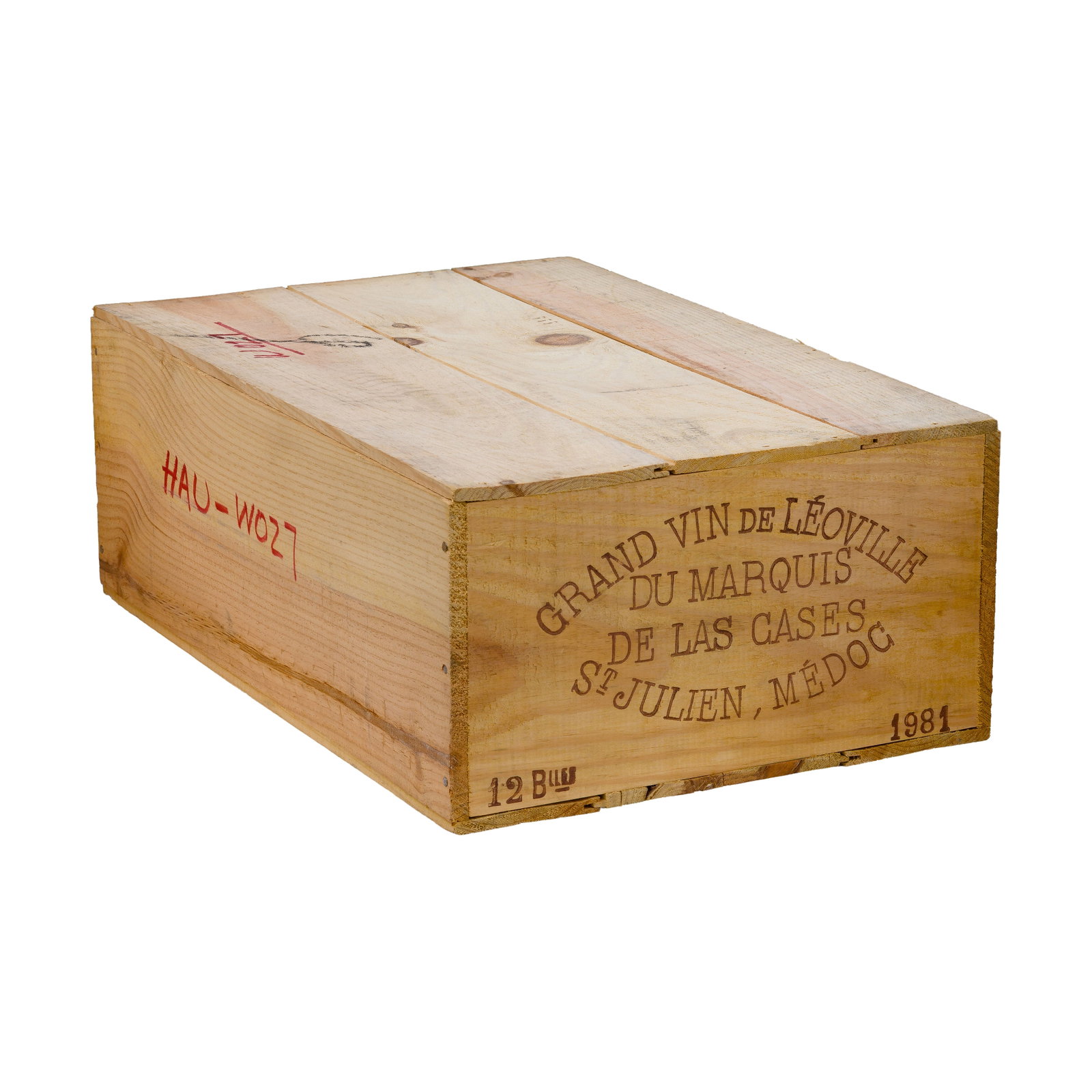 1981 Chateau Leoville-Las-Cases: 1981 Chateau Leoville-Las-Cases 1981 Chateau Leoville-Las-Cases (12x 750ml), Medoc, France, sealed OWC having inventory markings Provenance: consigned by the estate of the original owner, found in hum