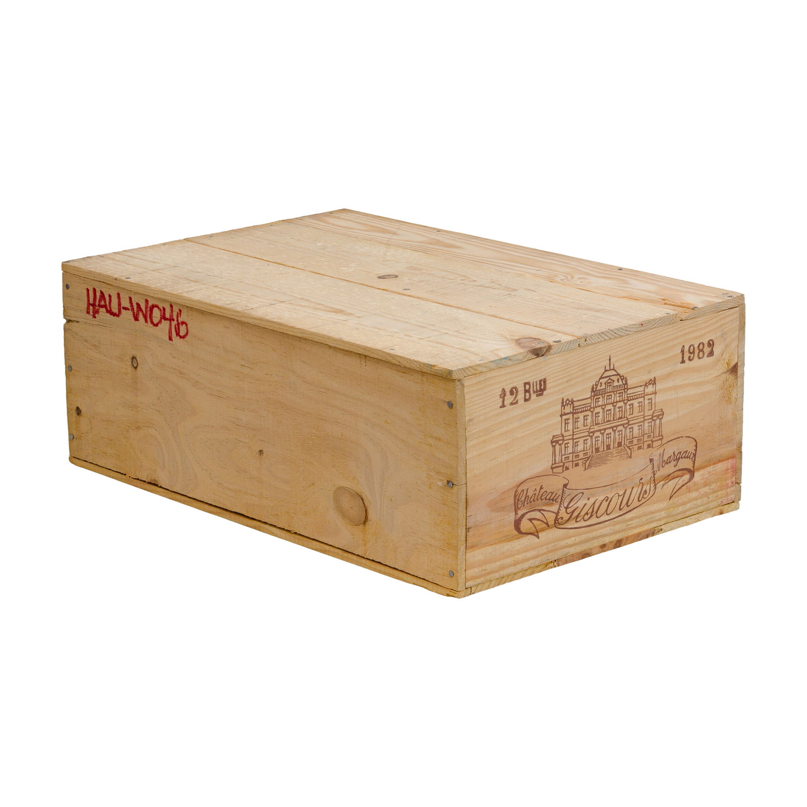 1982 Chateau Giscours: 1982 Chateau Giscours 1982 Chateau Giscours (12x 750ml), Margaux, France, sealed OWC having writing Provenance: consigned by the estate of the original owner, found in humidity controlled, 55 degree s
