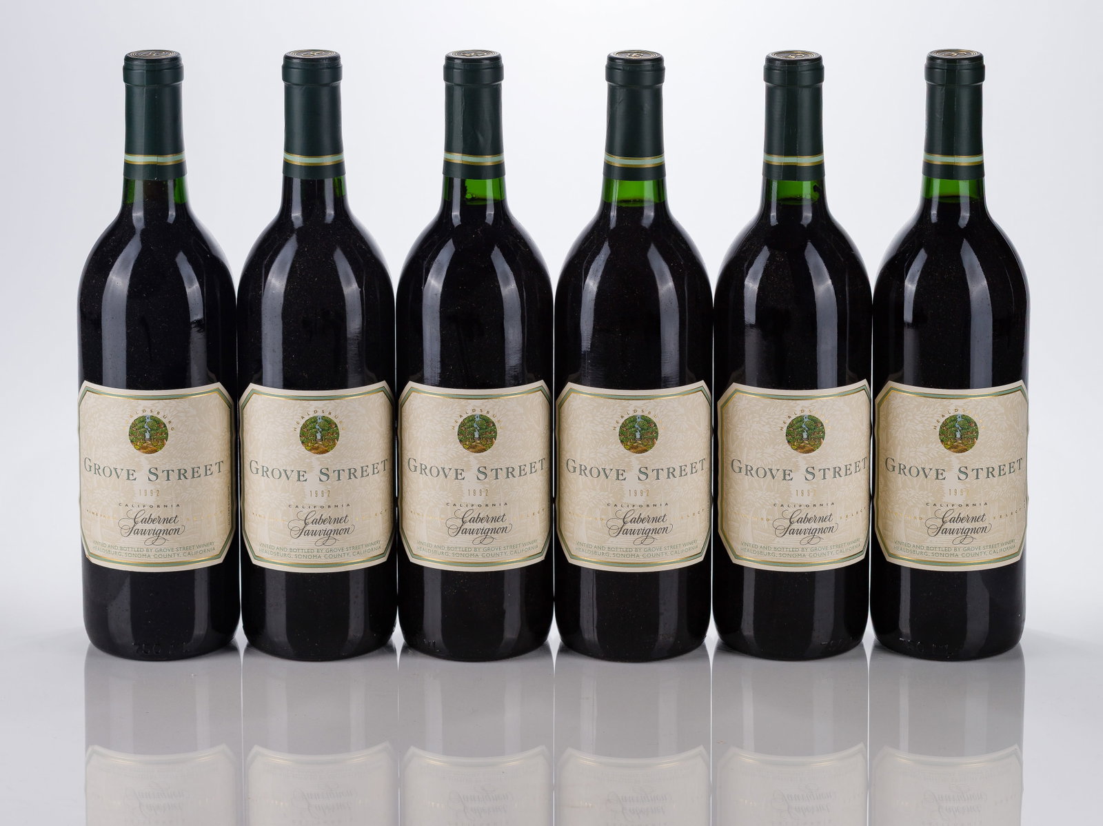 1992 Grove Street Winery Cabernet Sauvignon (1 of 2)